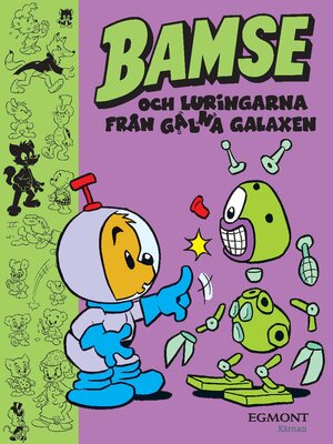 cover image of Bamse och luringarna från Galna Galaxen